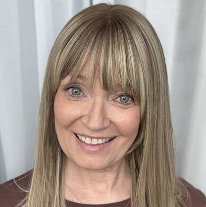 🔥Final Hours—Up to 85% Off🔥Human Hair Topper with Bangs | Hair Piece for Thinning Hair